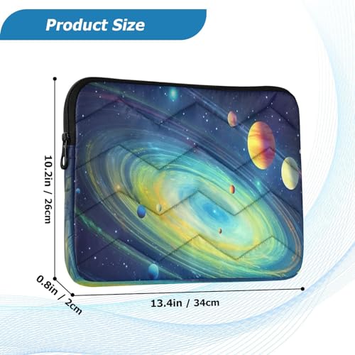 Funda para portátil de 13-14 pulgadas sistema solar miniatura 3