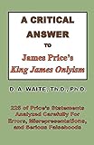 A Critical Answer to James Price's King James Onlyism