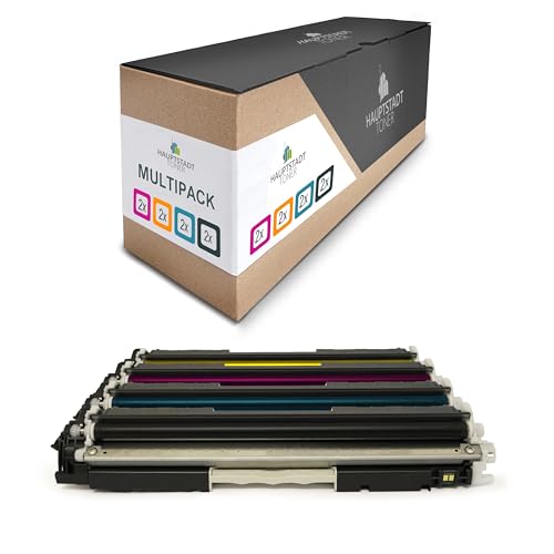 HAUPTSTADT TONER Tóner 8X Premium compatible para HP Laserjet CP1021 CP1022 CP1023 CP1025 CP1026 CP1027 CP1028 sustituye a CE310A 13A 126A