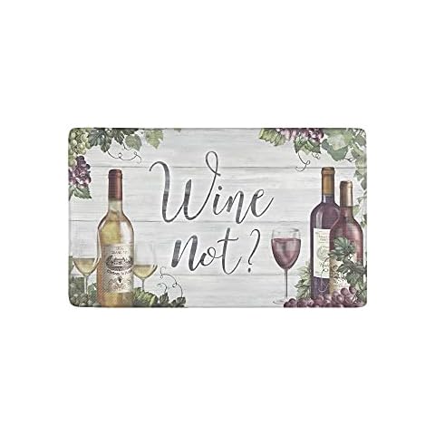 SoHome Cozy Living Anti-Fatigue Kitchen Mat for Floor, Cushioned Kitchen Runner Rug, Non Slip, Easy Wipe Clean, 1/2 Inch Thick Kitchen Mats, 18" x 30" Cabernet Cover