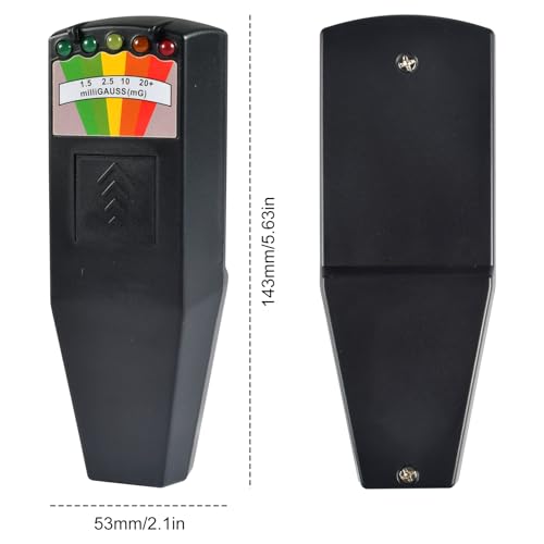 K2 Emf-messgeräte Meter Handheld Anti Strahlungs Testgerät 5 LED Ghost Hunting Detektor, K2 EMF Messgerät Paranormal Equipment Tester 50Hz-20.000Hz