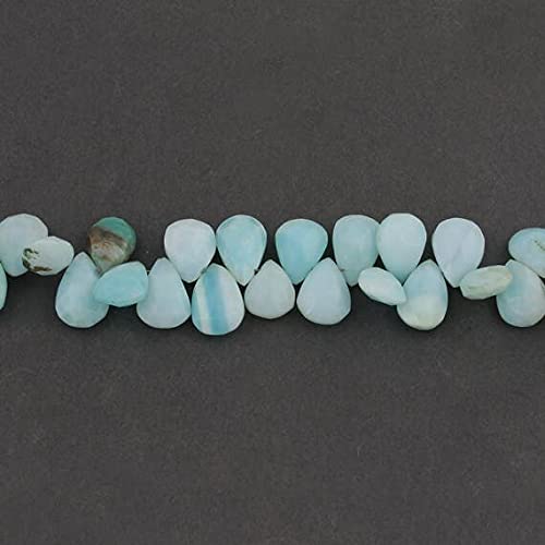 Opale du Pérou naturelle briolette facettée perles poire 14mm-20mm fil 8.5 pouces