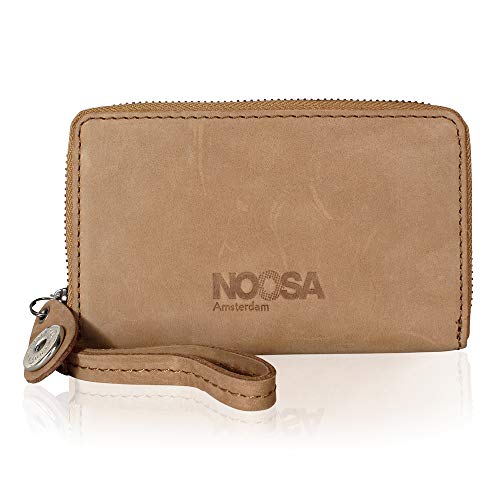 Preisvergleich Produktbild Noosa Mobile Leder Geldbörse Tan