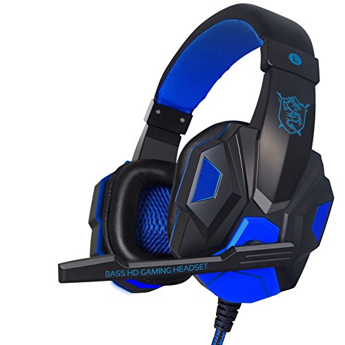 N/A 2,2 m PC780 Gaming-Headset mit hellem Mikrofon, Stereo-Kopfhörer, tiefer Bass für PC, Computer, Gamer, Laptop