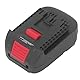 Tragbarer ABS-sicherer Lithium-Batterie-Konverter, Batterie-Adapter-Konverter 18 V für PBA zu GBA für Bosch-Elektrowerkzeug-Zubehör