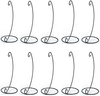 SweetDream 10Pcs Christmas Ornament Display Stands Hanging Stand Rack Holder Iron Ornaments Holder For Globe Air Plant Terrarium Plant Witch Ball Bauble Home Party Wedding Craft Decor