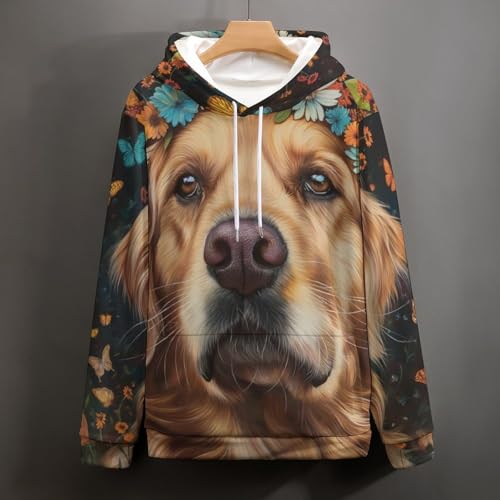 Pullover Chien Papillon Fleur le cadeau idéal pour les amoureux d'animaux