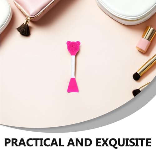 Brosse exfoliante en silicone double extrémité pour application masque - 4