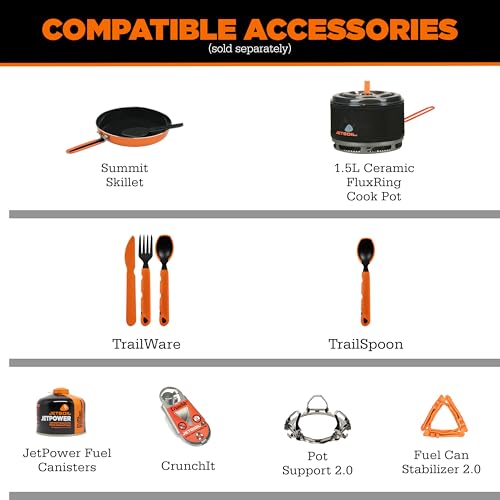 Jetboil TrailCook 2.0L Camping and Backpacking Stove Cooking System with Adjustable Heat Control, New for 2026, Tan by Jetboil - Image 9