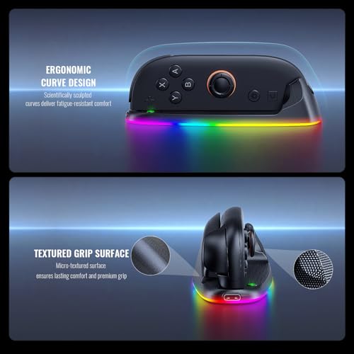 Ratón de carga para JoyCons de Nintendo Switch 2 en juegos FPS 7