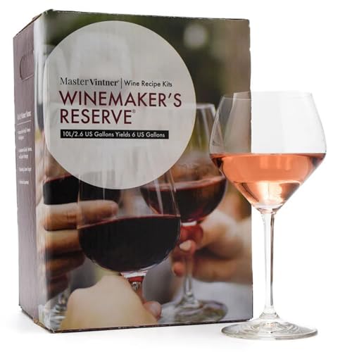 Image of Master Vintner Winemaker's Reserve Rose Zinfandel Wine Homebrewing Kit, 6G