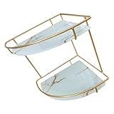 Étagère de rangement d'angle pour salle de bain : optimisez votre espace de rangement. convient aux salles de bain, cuisines et surfaces lisses