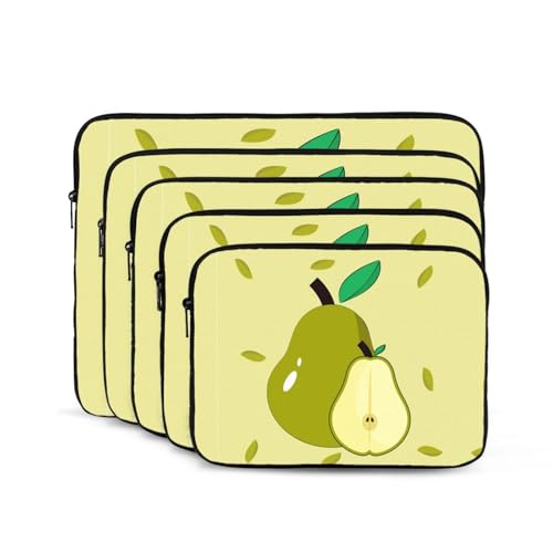 Cartoon Pear Laptop Sleeve Case 15 Inch Suitable For Notebook Computer Tablet Traveling Carrying Simple Case2