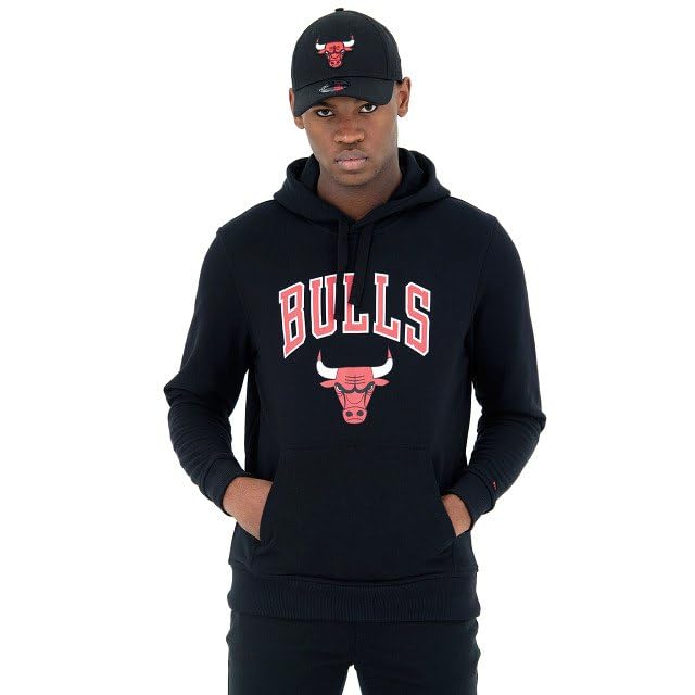 Sweat à capuche New Era Chicago Bulls Hoodie XS noir sport