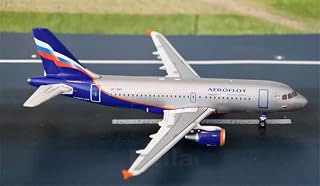 Phoenix Russia Airlines for Aeroflot Airbus A319 VP-BWA 1/400 DIECAST Aircraft Pre-builded Model