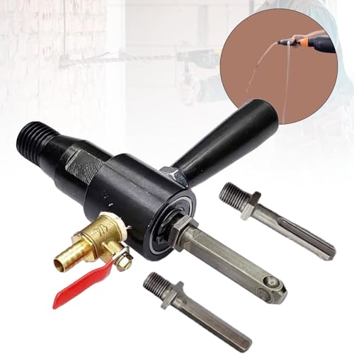 Perceuse électrique avec adaptateur de tête pour forage à eau et marteau