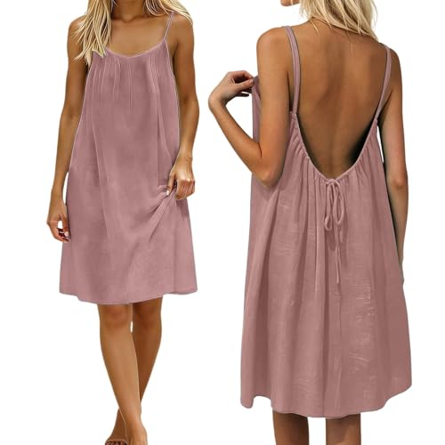 Robe nuisette courte dos nu pour vos moments de détente à la maison