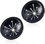 2 PCS Garde d'élimination des ordures 3.1 dans, Nitrile Élimination des déchets de caoutchouc Drain Insert Baffle, Bouchon d'évier Collier silencieux Accessoires pour l'élimination des déchets