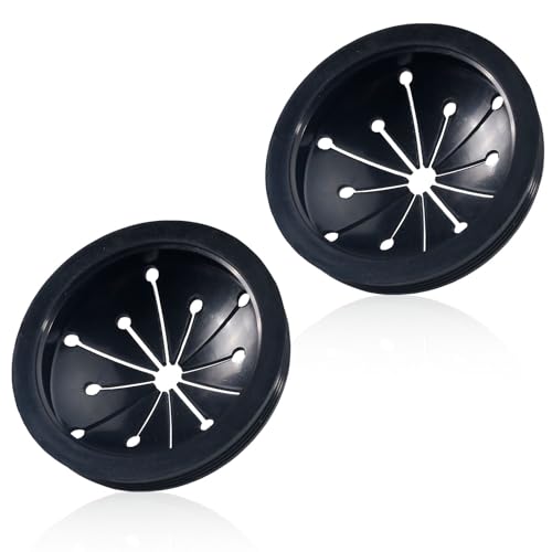 2 PCS Garbage Disposal Splash Guard 3.1 in, Nitrile Garbage Disposal Rubber Drain Insert Baffle, Sink Stopper Quiet Collar Food Waste Disposer Accessories
