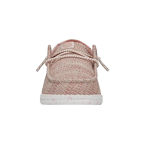 Image of HEYDUDE Wendy Sport Mesh Loafers for Kids Girls - Textile Upper - Two-Eyelet Lace Closure - Slip-on Style
