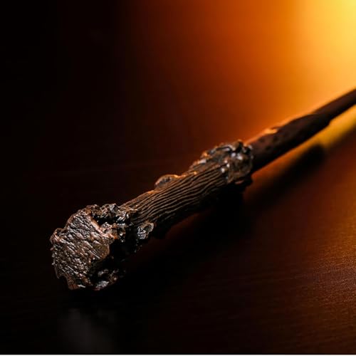 Image of Wizard Magic Wand 17 Inch Premium Metal Core LED Fireball Wand for Kids Adults Cosplay Halloween Birthday Party Collectible Roleplay Toy