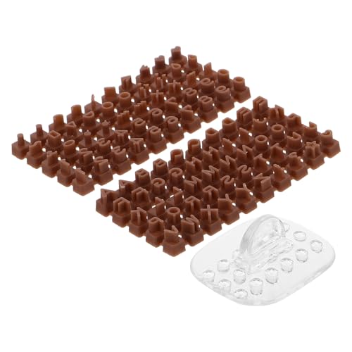 DIYEAH 2 Jeux D Empreintes De Lettres Pour Tampons En Argile Emporte-Pièce Chiffres Pour Argile Gabarit D À Faire Soi-Même Tampon