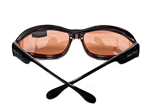 Solar Shield Fits Over Polarized Sunglasses. Panorama.Size S.