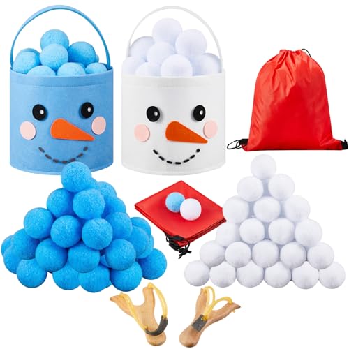 Tasdurian 106 Pcs Snowball Fight Set