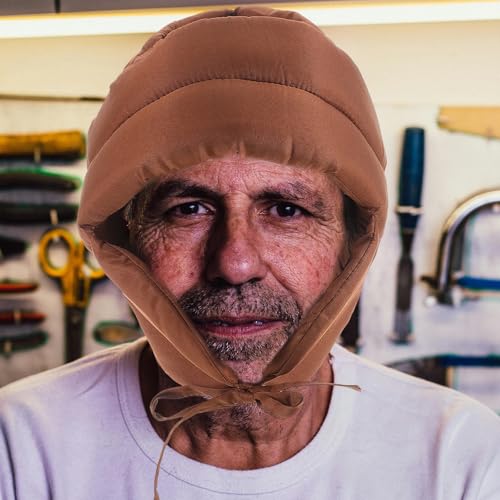 Sombrero anticolisión regulable de algodón puro para cuidar a ancianos en casa 4