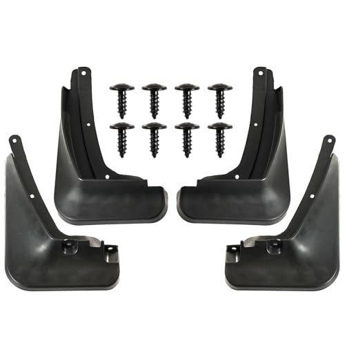 XUKEY Mud Flaps for Chevrolet Trailblazer 2020-2025, TPO Plastic All Weather Splash Guards, Front and Rear, No Drilling Required, 4-Piece Set