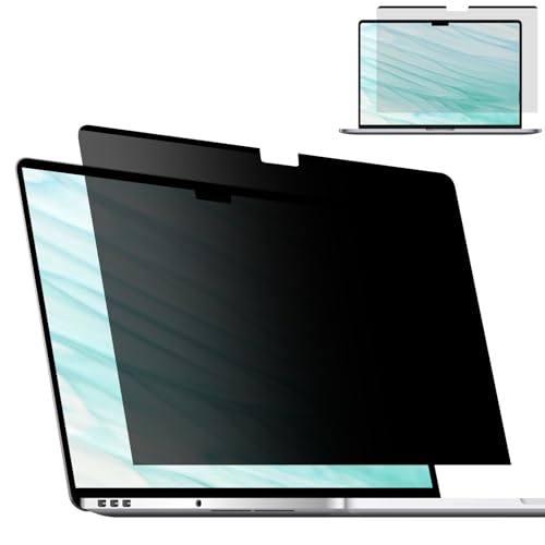 Image of Magnetic Privacy Screen Compatible with 2019 MacBook Pro 16 Inch Screen Protector (A2141), Removable Anti Blue Light Glare & Anti Scratch Computer Privacy Shield for Mac Pro 16.1 inch