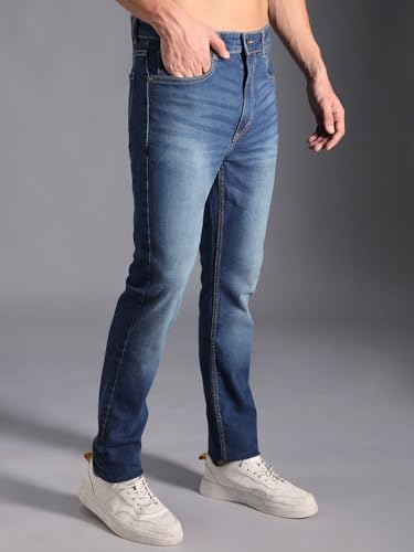 Image of HIGH STAR Men's Mid Rise Regular Jeans