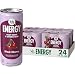 V8 +Energy Black Cherry Vegetable & Fruit Juice, 6 Count (Pack of 4) (Packaging May Vary)