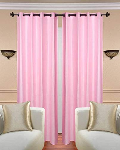 The Home Decor Experts Crush Plain Eyelet Polyester curtains for DOOR and WINDOW. Quantity- 2 piece, Colour-LIGHT PINK, Size- 5ft. (B07ZX7XLZ8) Amazon Price History, Amazon Price Tracker