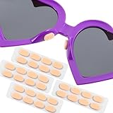 JIEYAO 40 Paare Selbstklebende Nasenpads, Anti-Rutsch-Pad für Brillen Weicher...