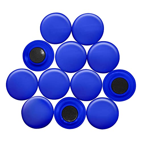Magnet Expert - Imanes de sujeción (40 x 8 mm, 12 unidades), color azul Cover