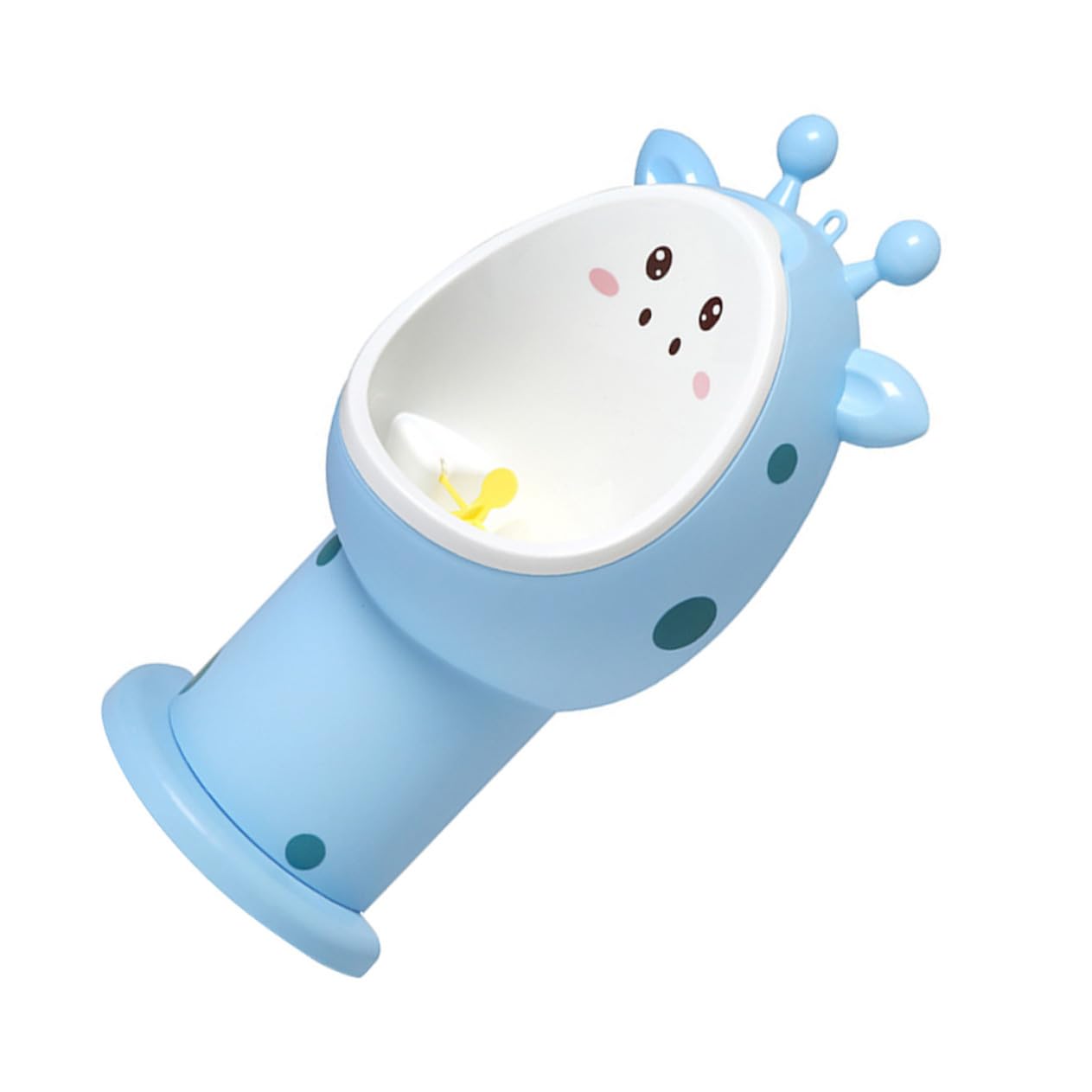 Height Boys Training Urinal Potty with Split Design PP Material Portable Toilet Trainer for Boys Easy to Clean Cartoon Potty in Sky Blue