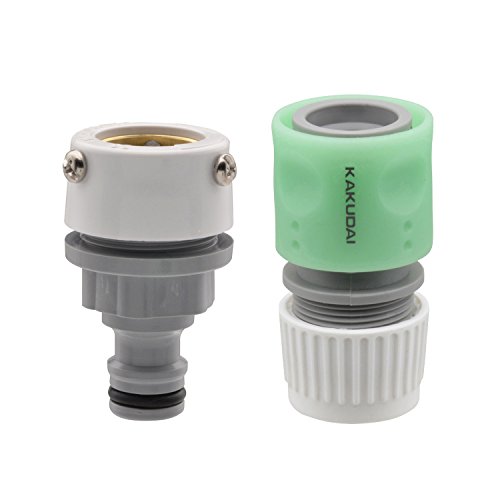 ガオナ(Gaona) ホーセンド、万能口金 GA-QA005 ワンタッチ接続 ライトグリーン/グレー