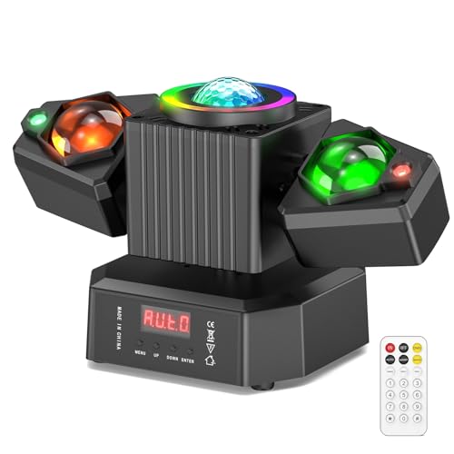 Disco Licht Beweegbare Hoofd LED RGB DJ Projector Muziek Controlled DMX Effect Projector Voor KTV, Familiereünie, Bruiloft, Verjaardag, Halloween ( T100
