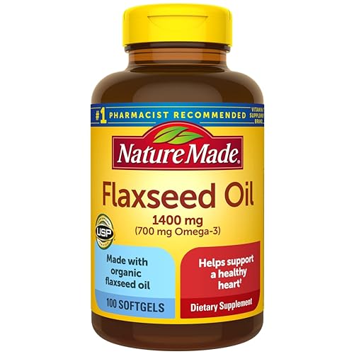 Nature Made Flaxseed Oil 1400 mg, 300 Softgels