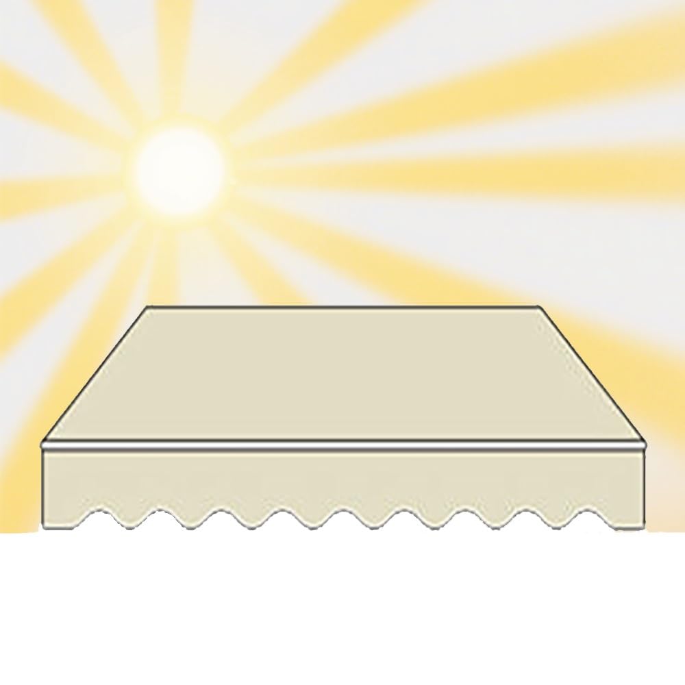 Toile de rechange avec taille ajustable de 200 à 500 cm pour grand balcon