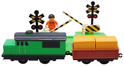 Tayo the Little Bus 120 Titipo Diesel Motorized Toy Train, Crossing Bridge Playset
