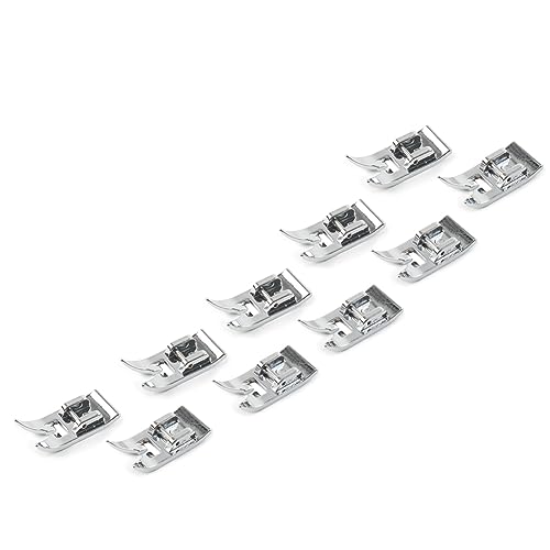 Set de 10 piezas pie para máquina de coser tipo Walking Foot miniatura 1