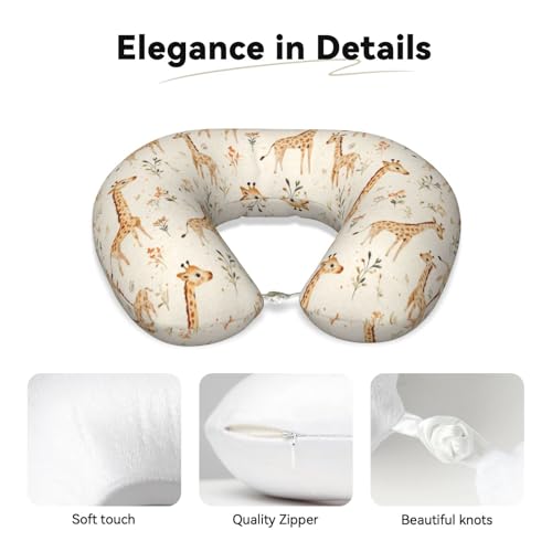Almohada de espuma viscoelástica para viaje cuello miniatura 4