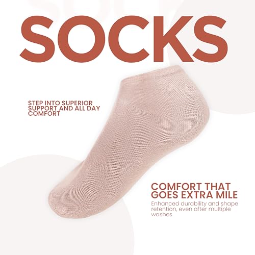 Kids No Show Socks for Boys & Girls – Soft Cotton Blend – Breathable, Durable & Comfortable – 6, 8, 12 or 24 Pairs2