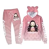 HREQCVA Youth Kids Anime Hoodies,3D Printed Novelty Hoodies Cosplay Cute Sweatshirt for Boys Girls