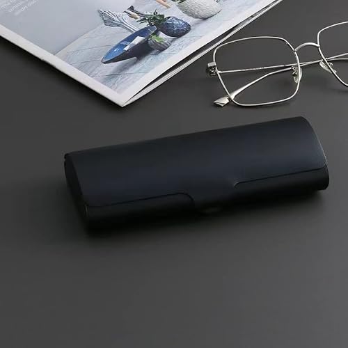 Tuxon Eyeglass Case Aluminum Ultra-Light Glasses Box Slim Eyeglass Cace Hard Sunglass Case For Men Women (Black) #TOP3