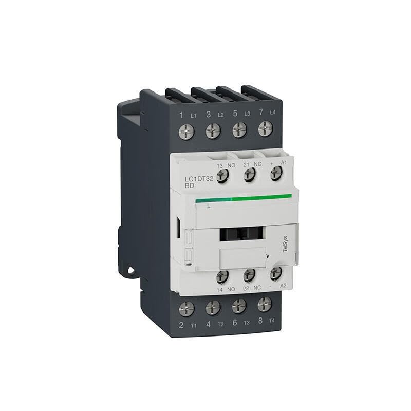 Contacteur tétrapolaire LC1DT32BDC TeSys série D Schneider 18A 24V CC