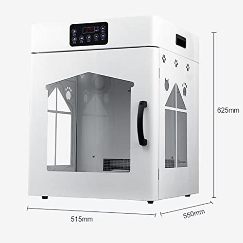 HOBEKRK Portable Dryers Machine Blower Fan Hair Dryers Pet Hair Dryer Cage Pet Drying Box Pet Drying Box Fully Automatic Home Dog Taking a Bath Cat 2000W,White - Thumbnail 7