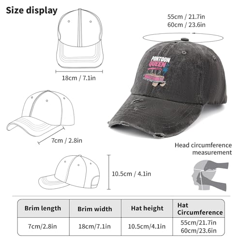 Gorra de béisbol Pontoon Queen para mujer miniatura 4